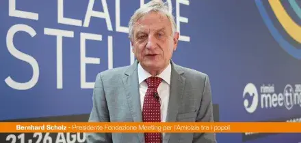 Meeting Rimini, Scholz "La visita di Papa Leone XIV un dono immenso"