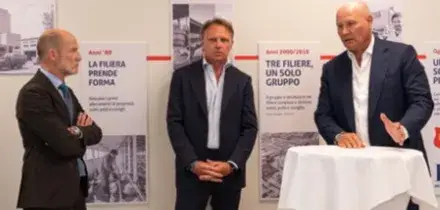 Gruppo Martini, eccellenza dell'agroalimentare italiano, accoglie il ministro Francesco Lollobrigida in visita alla sede di Budrio di Longiano