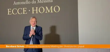 Meeting Rimini, Scholz "Grati per l'esposizione dell'Ecce Homo"