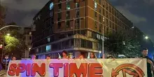 "Sgombero illecito": l'attacco di Spin Time