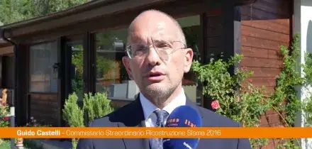 Sisma 2016, Castelli "Resta molto da fare ma la ricostruzione ha cambiato passo"
