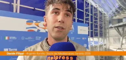 Giochi Mediterraneo, Filippi "L'argento come una vittoria, Taranto speciale"