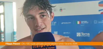 Giochi Mediterraneo, Pavoni "Non mi aspettavo questo tempo,medaglia ha bel peso"