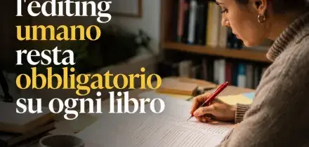 Comunicato Stampa: AI ed editoria, Giacomo Bruno: l'editing umano resta obbligatorio su ogni libro