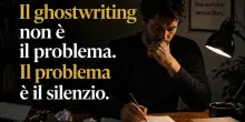 Comunicato Stampa: Ghostwriting, Giacomo Bruno: &laquo;&Egrave; ora che l'editoria smetta di fingere&raquo;