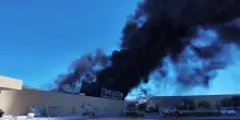 Incendio al centro commerciale Conca d'Oro di Palermo