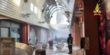 Incendio al Conca d'Oro di Palermo, intervenute 15 squadre VVF: le immagini