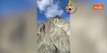 Frana sul Monviso, in corso verifiche dei Vigili del Fuoco e soccorso alpino