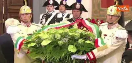 Funerali Emma Bonino, Mattarella saluta famigliari della leader radicale al termine della cerimonia