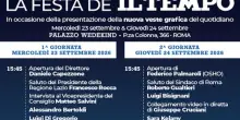 La Festa de Il Tempo il 23 e 24 settembre: Meloni, Salvini, la nobel Machado, Gianni Letta e tanti altri
