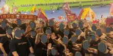Saluti romani in Curva Sud: Daspo per 16 tifosi giallorossi