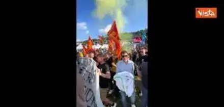 '+ Brianza - Maranza', lo striscione al raduno della Lega a Pontida