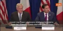 Firma memorandum intesa materie critiche, Rubio: Italia un grande partner degli Stati Uniti