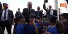 I bambini di Amatrice a Mattarella: Rimettiamo il S&igrave; alla fine dell'Inno?