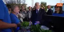 Mattarella visita i laboratori degli studenti ad Amatrice, tra ceramica, mosaici, cucina e Ai