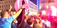 Scudetto Napoli, piazza Castello a Torino si colora d’azzurro
