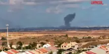 Gaza, alte colonne di fumo dalla Striscia