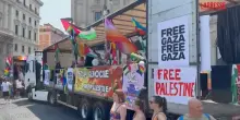 Roma Pride 2025, al via il corteo: centinaia le bandiere Pro Palestina