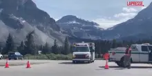 Canada, caduta massi uccide una persona e ne ferisce tre: le immagini dei soccorsi