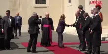 Vaticano, Meloni arrivata per udienza con il Papa