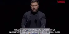 Ucraina, Zelensky: "Servono più finanziamenti per la difesa aerea"