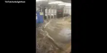 Alluvione New York, lacqua invade la metropolitana