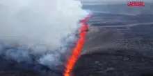 Islanda, la nuova eruzione sulla penisola di Reykjanes: si apre un crepaccio di fuoco