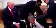 Obama arrestato alla Casa Bianca, il video fake postato da Trump