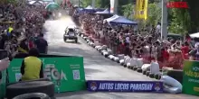 Paraguay, Wacky Races a San Bernardino: auto senza motore si sfidano ad alta velocità