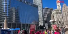 Labor Day, proteste anti-Trump a Chicago