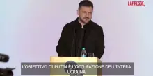 Ucraina, Zelensky: "Putin vuole occupare tutto il Paese"