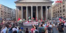 Roma, presidio per la Palestina al Pantheon