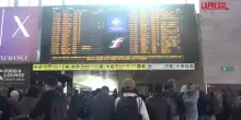 Sciopero generale 3 ottobre, ritardi e cancellazioni a Roma Termini