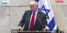 Gaza, Trump alla Knesset: "Fine del terrore e della morte, inizia epoca di fede e speranza"