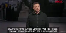 Ucraina, Zelensky: "Dopo Gaza, cè un grande slancio globale per la pace"