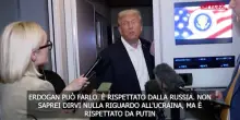 Ucraina, Trump: "Erdogan può contribuire a soluzione conflitto"