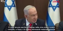 Gaza, Netanyahu avverte: "Ancora due sacche di Hamas a Gaza saranno eliminate"