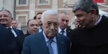 Abu Mazen visita la tomba di Papa Francesco