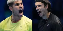 Musetti-Alcaraz alle Atp Finals 2025 – La diretta