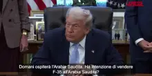 Usa, Trump: "L’Arabia Saudita è un buon alleato, venderò gli F-35"