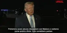 Venezuela, Trump apre al dialogo: "Possibili discussioni con Maduro"