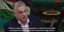 Ucraina, le parole di Orban sul piano Usa