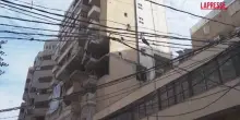 Libano, le macerie nel sobborgo di Beirut dopo i raid di Israele: le immagini