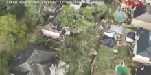 Usa, tornado colpisce Houston: la zona danneggiata vista da un drone