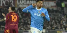 Roma-Napoli 0-1, il gol di Neres porta Conte al primo posto insieme al Milan