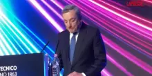 Draghi, discorso agli studenti del politecnico di Milano: il video