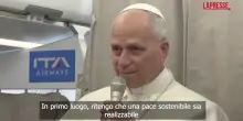 Papa Leone XIV: "Sto portando avanti colloqui per la pace"