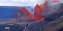 Kilauea torna a eruttare alle Hawaii: spettacolari fontane di lava nella Big Island