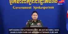 Thailandia-Cambogia, Phnom Penh: "Invitiamo Bangkok a rispettare accordo cessate il fuoco"