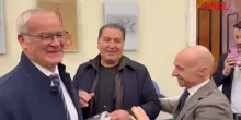 Claudio Ranieri scherza con De Giorgi e Juri Chechi sullanno magico della pallavolo azzurra